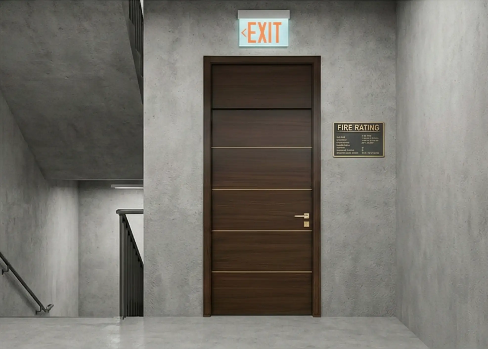 Cửa chống cháy EI90 cho lối thoát hiểm kho xưởng