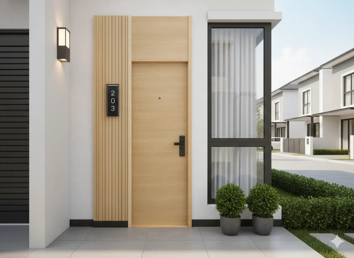 Cửa chống cháy cho nhà phố trong khu đô thị Thủ Đức