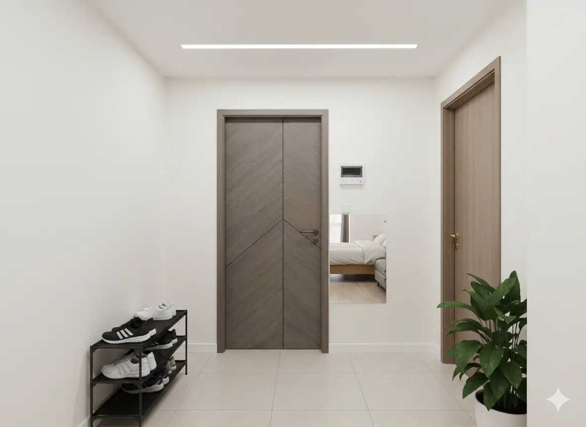 Cửa chống cháy lắp đặt cho phòng nhà trọ cho thuê tại Thủ Đức