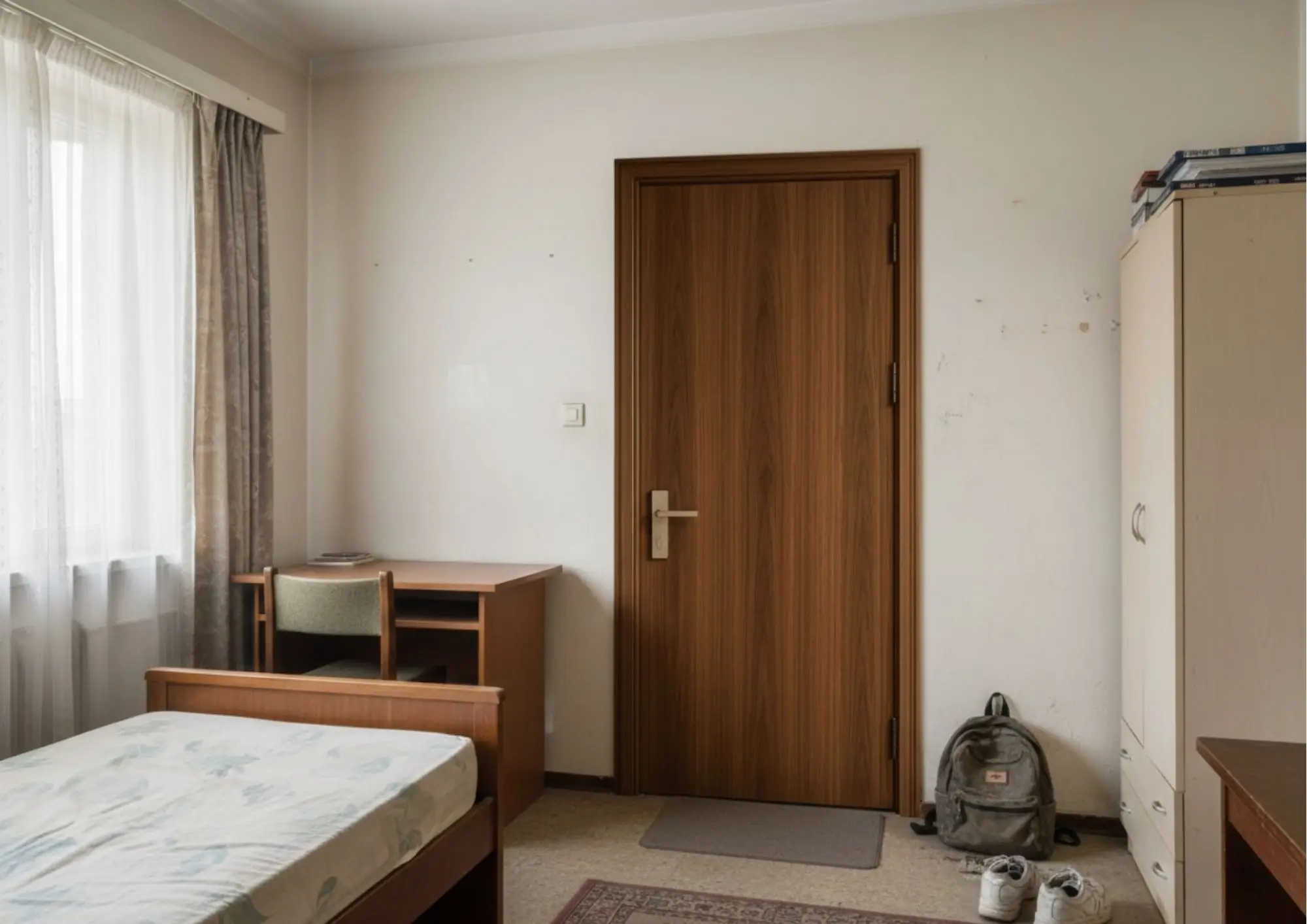 Cửa composite Bình Định cho nhà trọ phòng trọ