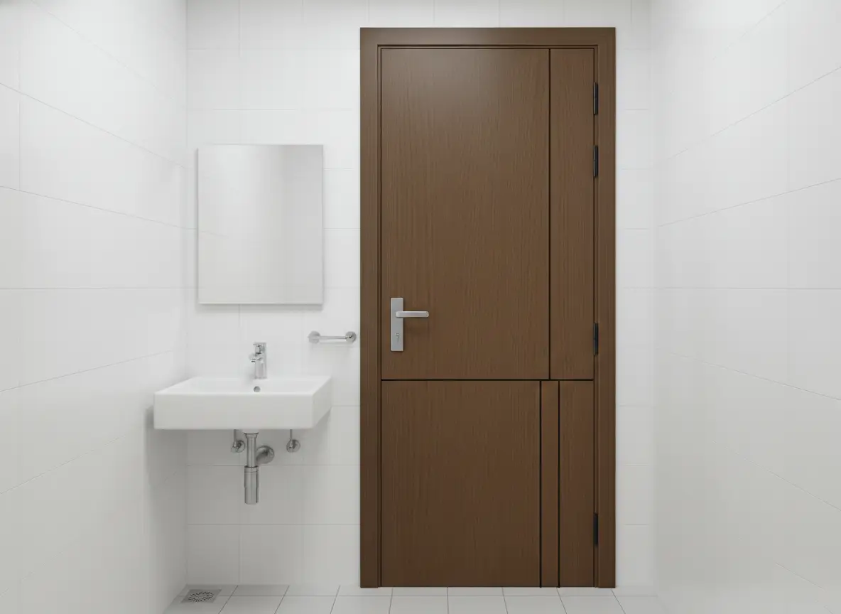 Cửa composite chống nước cho phòng trọ tại Bình Định