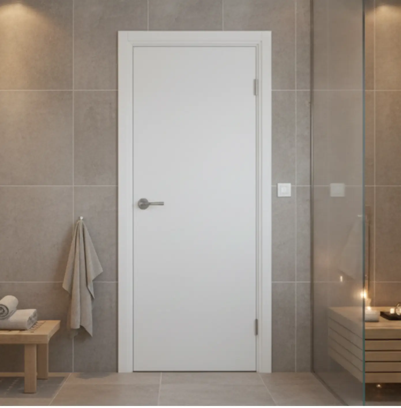 Cửa composite phòng xông hơi spa tại Nha Trang