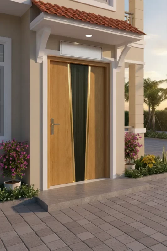 cửa composite Quy Nhơn cho nhà cho thuê nguyên căn