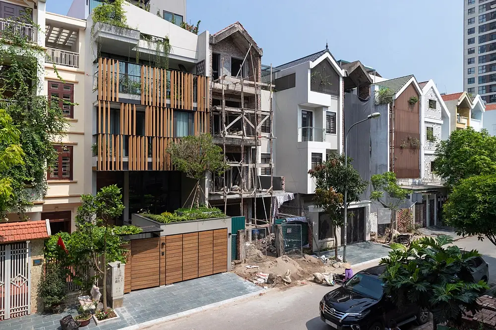 Khu đô thị quy hoạch bài bản với dãy nhà phố chung tường