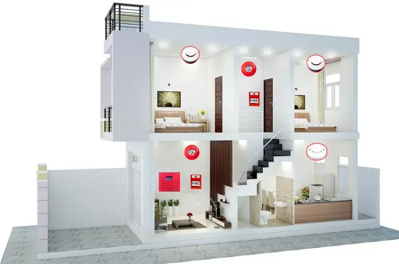 Các khu vực cần kiểm soát cháy trong nhà phố Quận 12