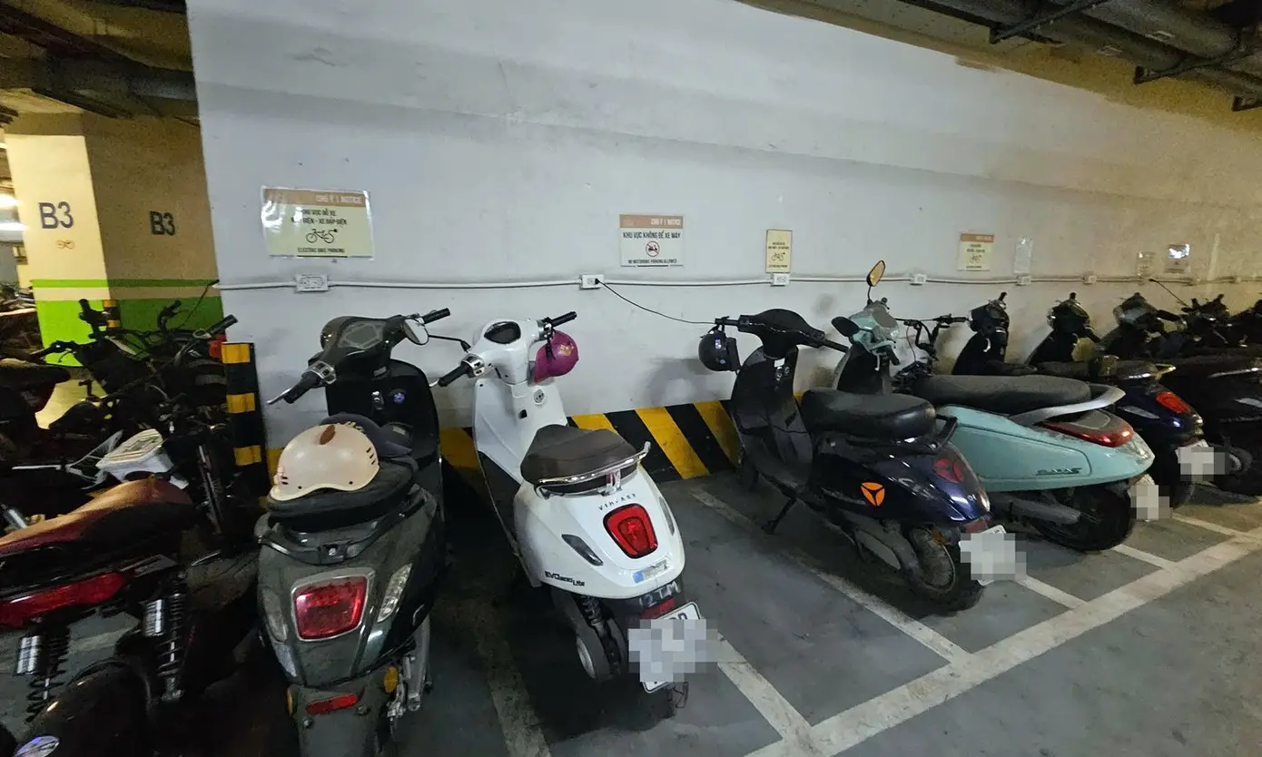 Khu vực để xe trong khu phòng trọ cần kiểm soát nguy cơ cháy nổ