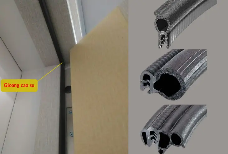 Kiểm tra gioăng nở cửa chống cháy đảm bảo không rách hoặc bong tróc