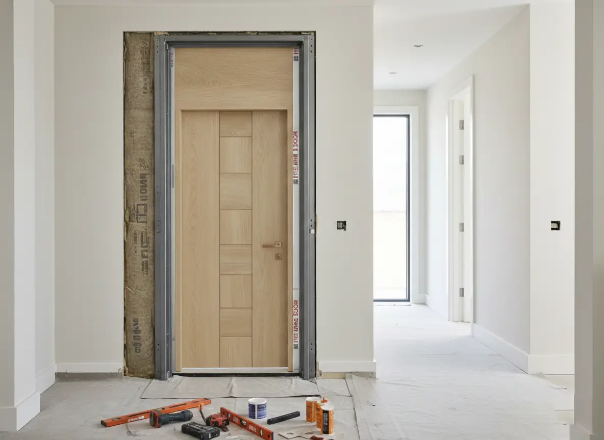 Lắp đặt cửa chống cháy cho nhà phố thực tế tại TPHCM