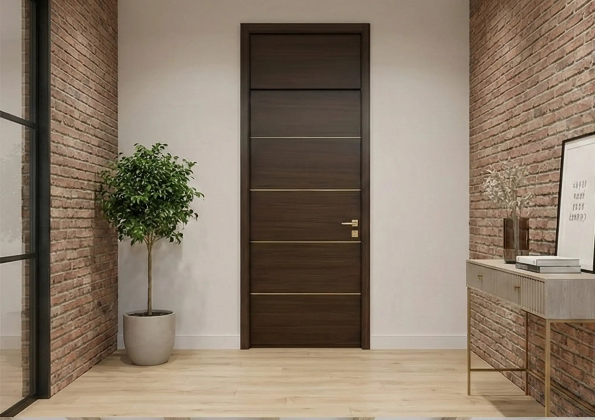 lắp đặt cửa composite nội thất nhà cho thuê tại Quy Nhơn