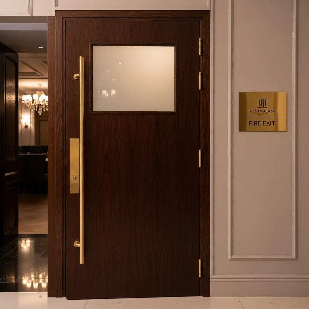 mẫu cửa chống cháy cho nhà hàng snag trọng tphcm