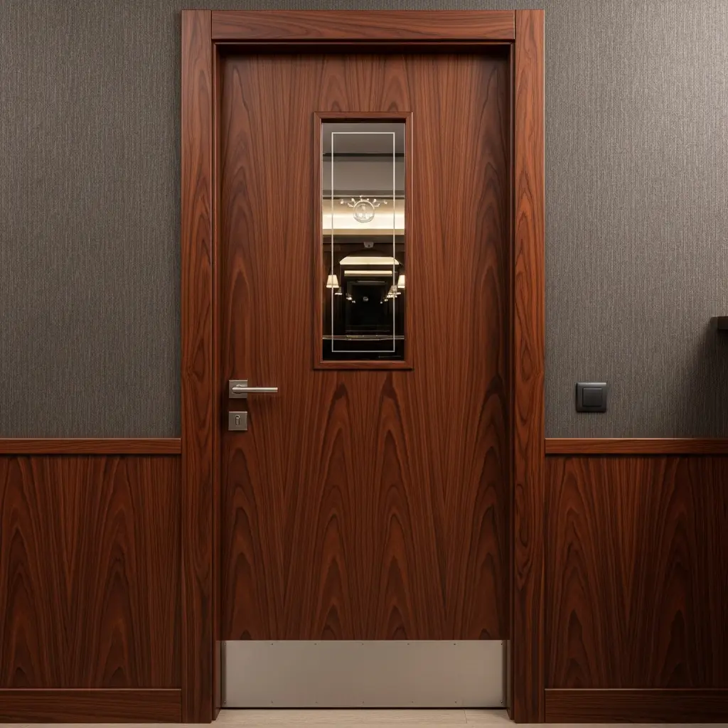 mẫu gỗ chống cháy phủ laminate cao cấp