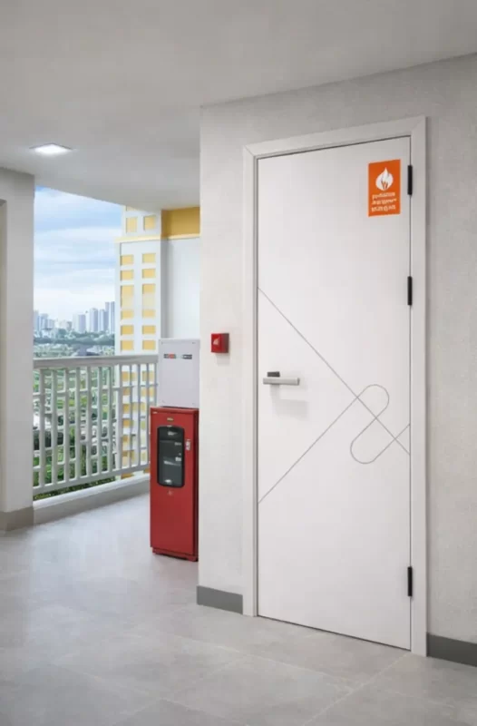 Cửa thép chống cháy cho dự án nhà ở xã hội tại Nha Trang