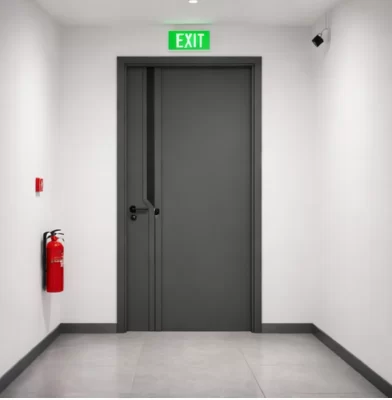 Cửa thép chống cháy đạt tiêu chuẩn kiểm định PCCC cho chung cư