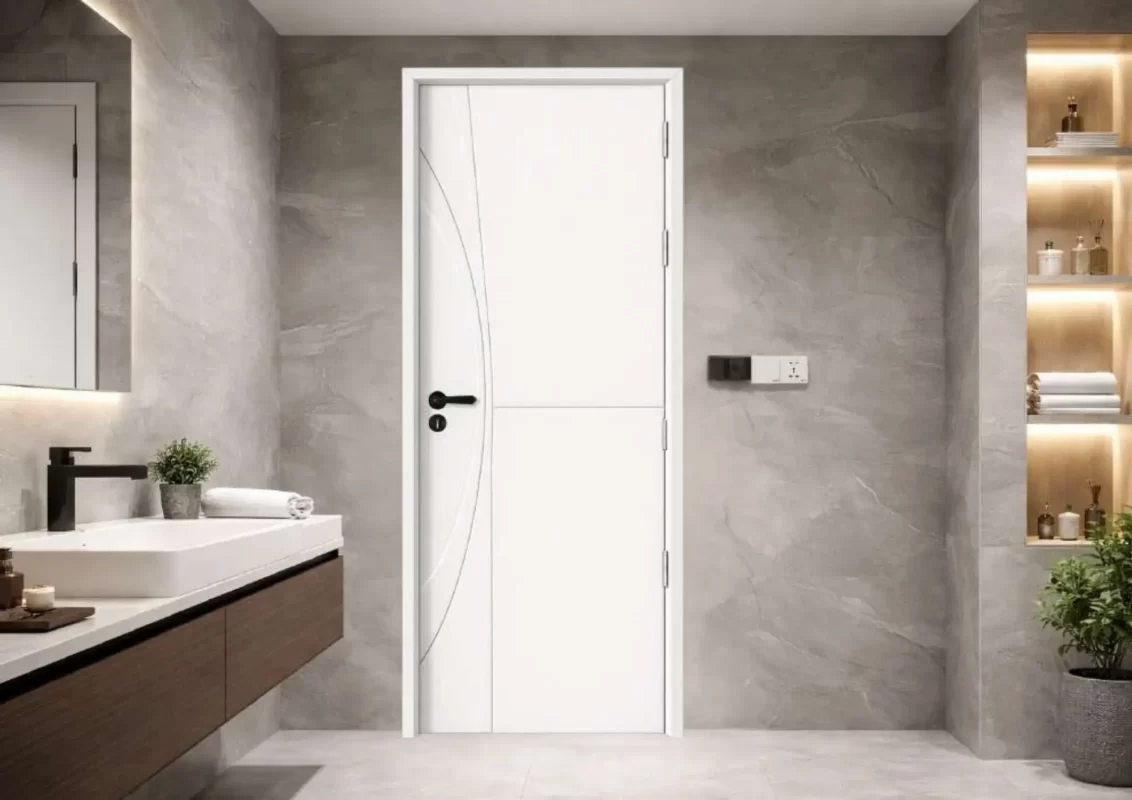 Cửa nhựa gỗ composite kháng mối mọt 100% cho nhà vườn