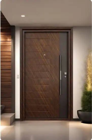 cửa thép thường vân gỗ