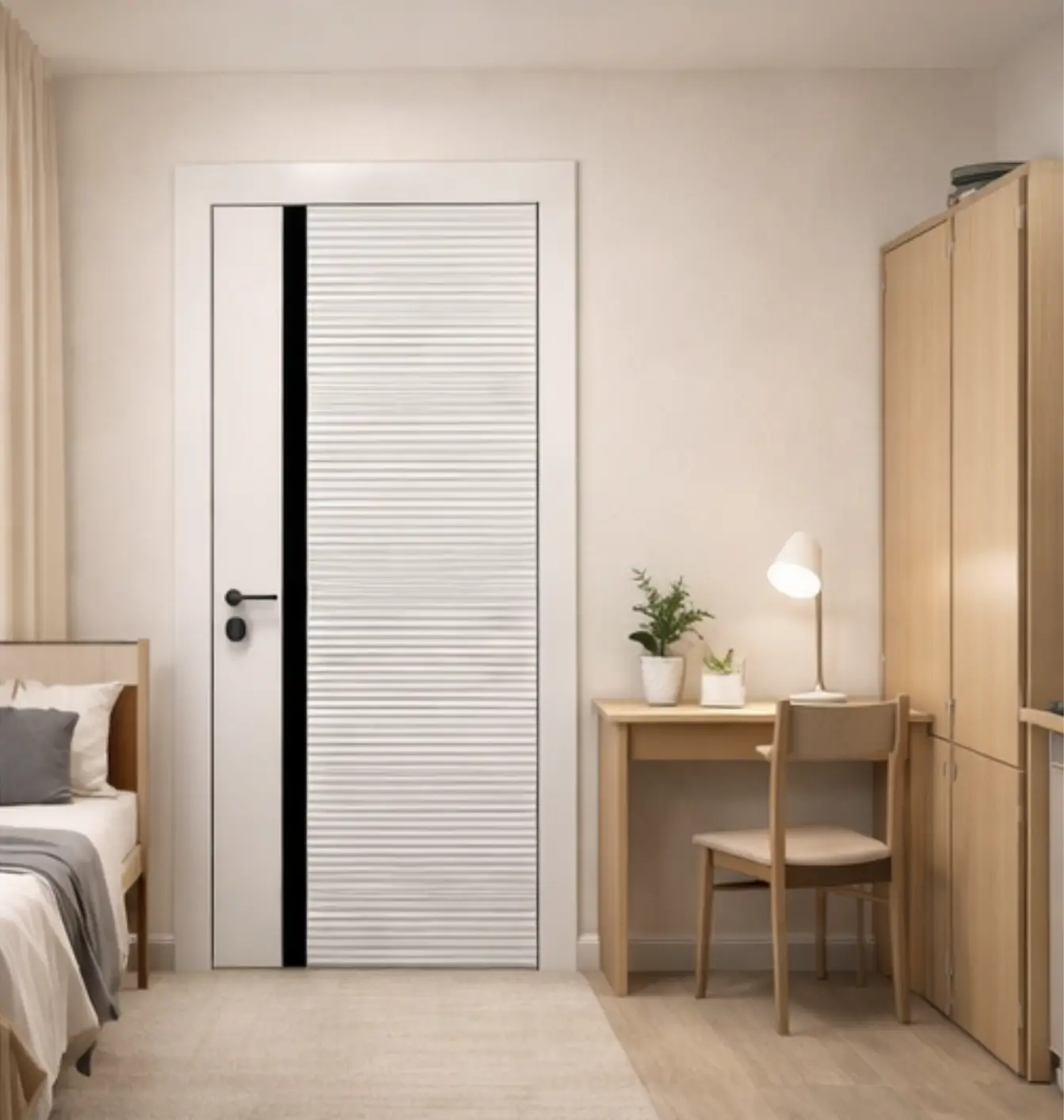 Giải pháp cửa gỗ nhựa composite tích hợp khóa thẻ từ thông minh cho khách sạn cao cấp