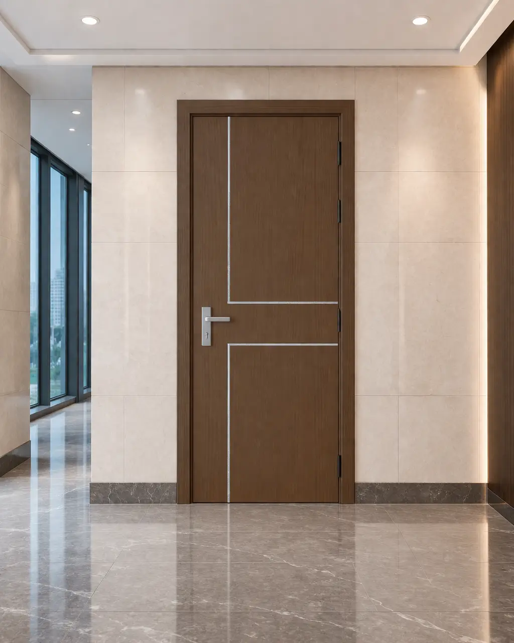 Hệ thống cửa thép chống cháy ngăn khói độc bảo vệ tài sản doanh nghiệp tại building