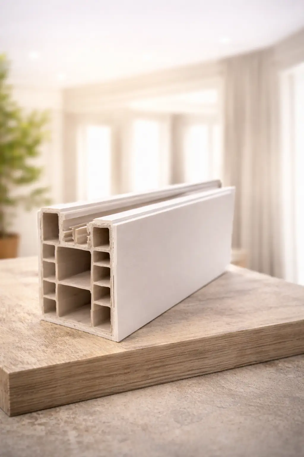 Kiểm tra độ dày vách nhựa phôi cửa composite đạt chuẩn chất lượng