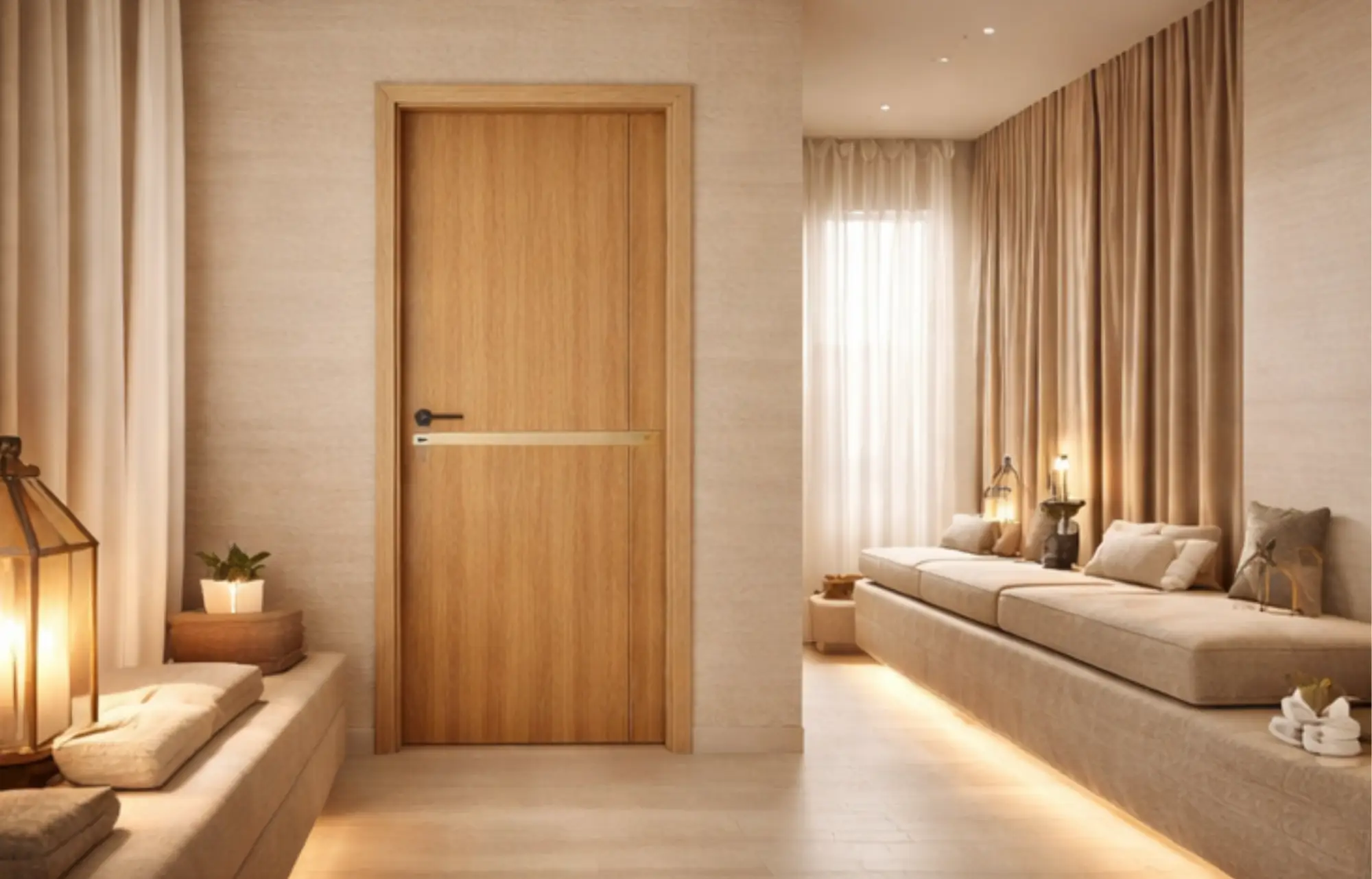 Lắp đặt cửa nhựa composite vân gỗ sang trọng cho nhà phố tại Nha Trang