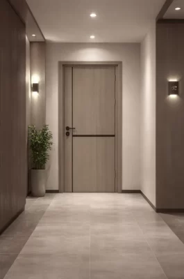 Mẫu cửa composite chung cư Nha Trang bền đẹp chống ẩm cho căn hộ ven biển