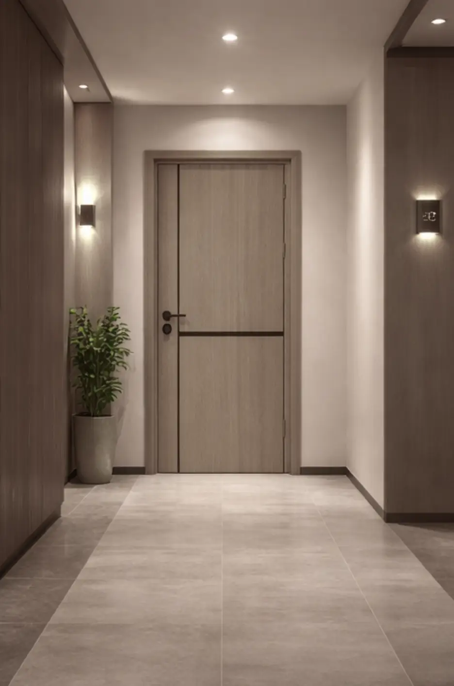 Mẫu cửa composite chung cư Nha Trang bền đẹp chống ẩm cho căn hộ ven biển