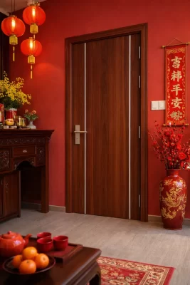 Mẫu cửa composite Quận 10 TPHCM hiện đại lắp đặt cho căn hộ cao cấp Hà Đô Centrosa