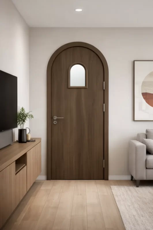 Mẫu cửa composite Sài Gòn cho khách sạn homestay trung tâm thiết kế sang trọng đẳng cấp