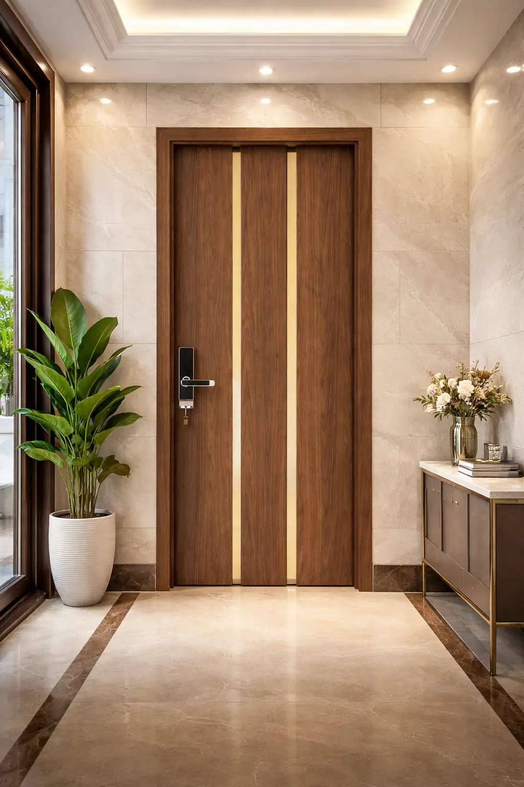 Cánh cửa thép chống cháy ngăn khói độc bảo vệ an toàn cho gia đình