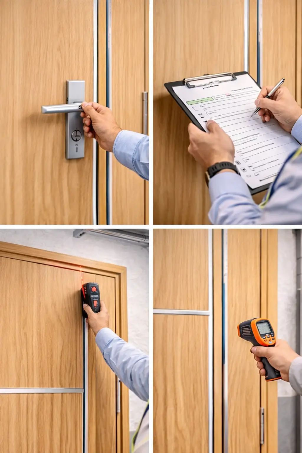 Quy trình nghiệm thu cửa chống cháy EI120 tại dự án thực tế Nha Trang