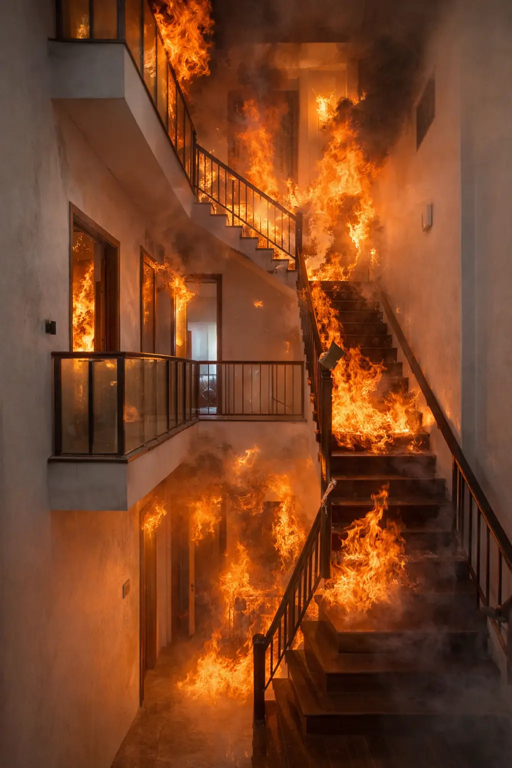 Nguy cơ hỏa hoạn lan theo trục cầu thang bộ tại nhà ống nhiều tầng Nha Trang