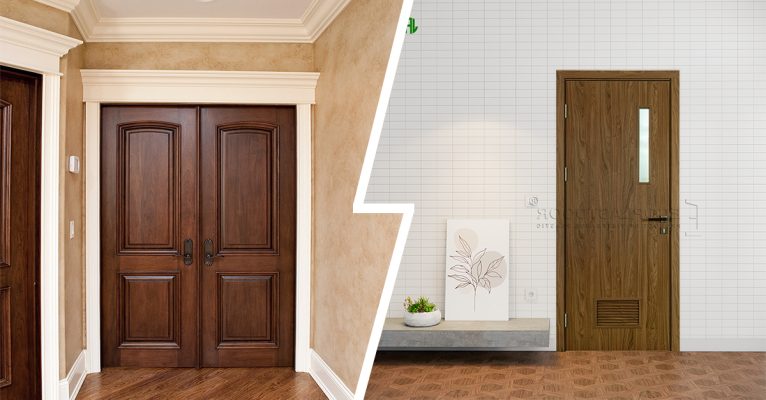 so sánh cửa composite và cửa gỗ tự nhiên 